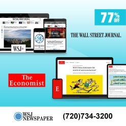 WSJ Digital Subscription and The Economist Digital for 3 Years