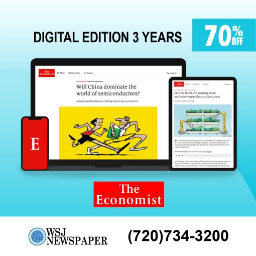 The Economist Newspaper Subscription for 3 Years at 70% Off