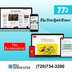 The New York Times and The Economist Subscription 77% Off