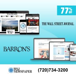 The Wall Street Newspaper and Barron's Subscription for Just $129