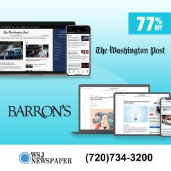 Washington Post and Barron's Subscription for 3 Years
